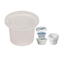 Setaccio in plastica per contenitore per la pulizia delle frese Img: 202009121