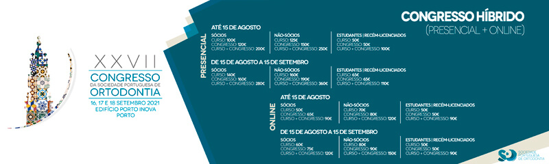 XXVI Congresso da Sociedade Portuguesa de Ortodontia