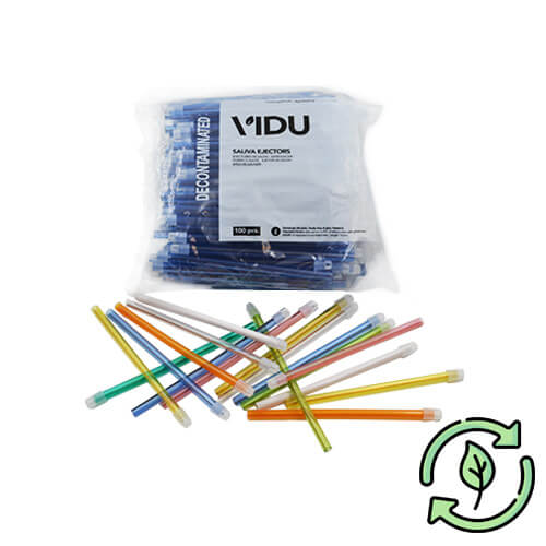 Ejectores de saliva descartáveis VIDU