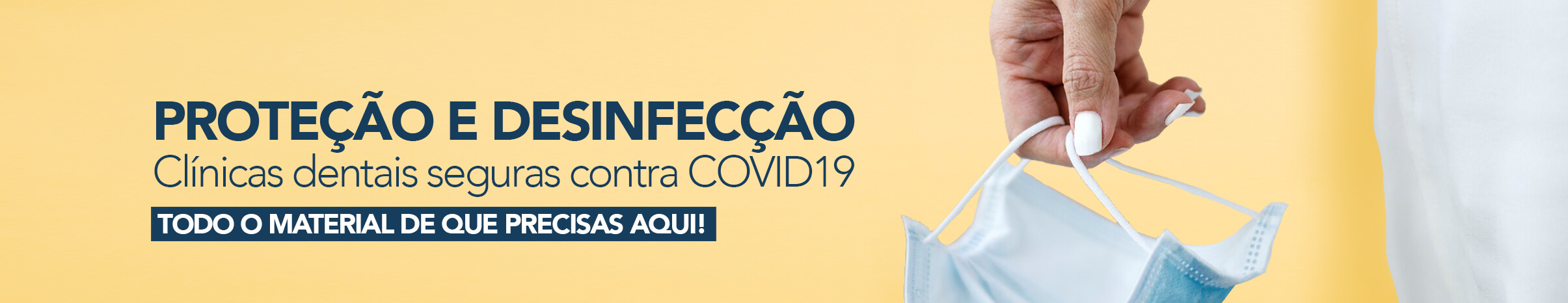 Material de proteção sanitária