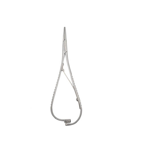 PORTA AGHI CASTROVIEJO DIRITTO/DENTATO 14cm HU