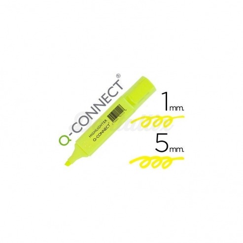Rotulador fluorescente Q-Connect amarillo Img: 201807281