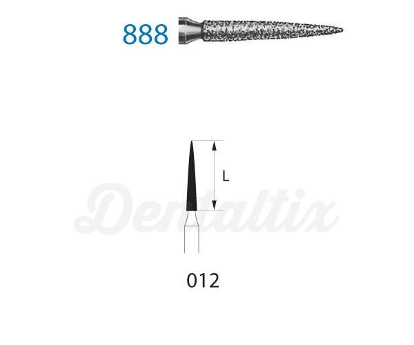Fresas 888.314 de Diamante Chama FG (5 uds) - Nº 012 Img: 202204021