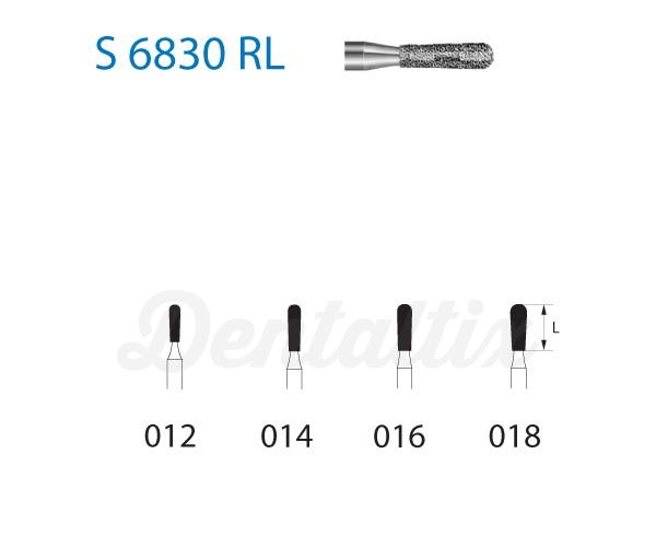 Fresa S6830RL.314 Diamond Pêra FG (5 pcs) - Nº012 Img: 202203191