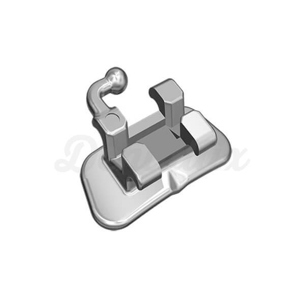 Bracket 1º Molar Adesão Directa Roth .022" (10 uds) - Com gancho. UL. Img: 202102271