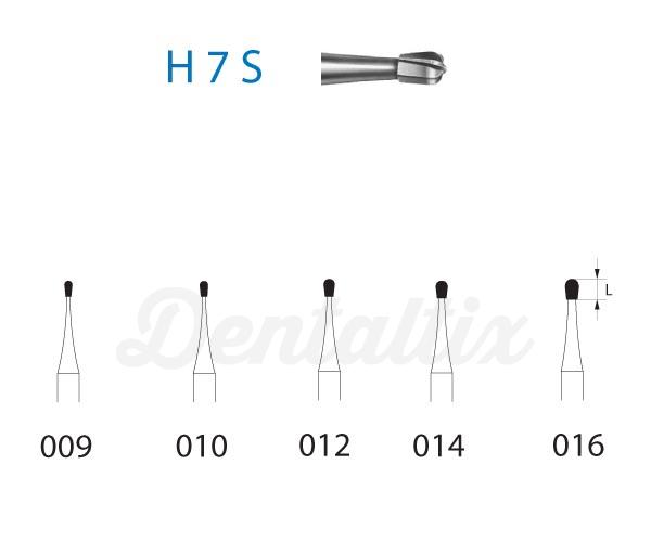 Fresa H7S.314. Cónica Arredondada PM (5 uds) - Nº009 Img: 202203191