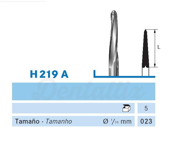 Fresa H219A.104. Cónica PM (5 uds) - Nº023 Img: 202203191