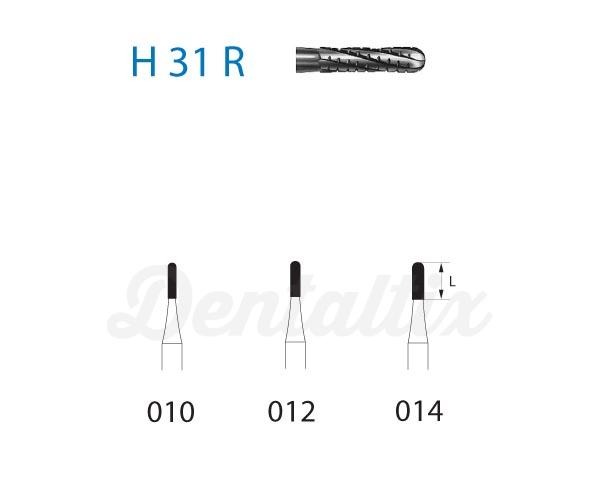 Fresa H31R.314. Cilindrica Arredondada FG (5 uds) - Nº010 Img: 202204021
