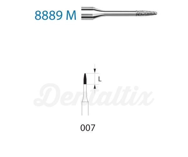 Fresas 8889M.314 de Diamante Lança FG (5 uds) - Nº 007 Img: 202203191