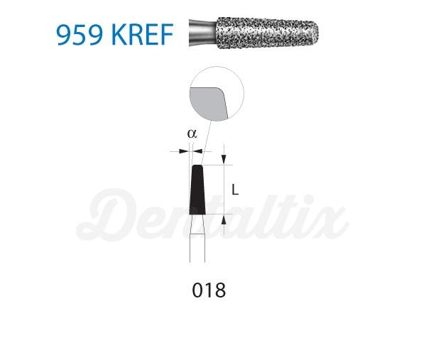 Fresas 959KREF.314. Cónica Plana FG (5 uds) - Nº 018 Img: 202203191