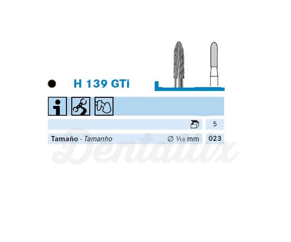 Fresa H139GTI.104 Cónica Redonda PM (5 uds) - Nº023 Img: 202204021