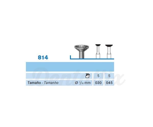Fresas 814.104. Diamante Cone Invertido PM (5 pcs)     - Nº 045 Img: 202203191