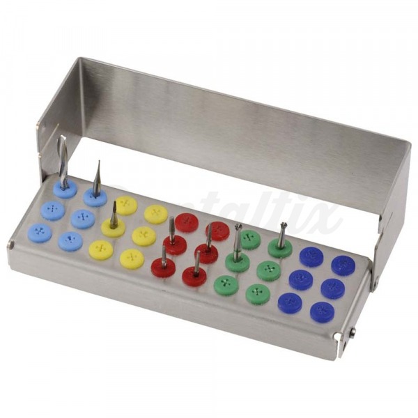 Plug In: Suporte para Instrumentos Dentários - 30 instrumentos (11 x 3,5 x 3,4 cm) - variados Img: 202411301