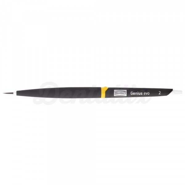 Genius Evo: Pincel de cabelo para cerâmica - Tamanho 2 Img: 202411301