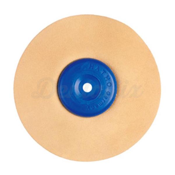 508 100/7: Disco de Polimento de Couro de Camurça (100 x 16 mm) Img: 202107171