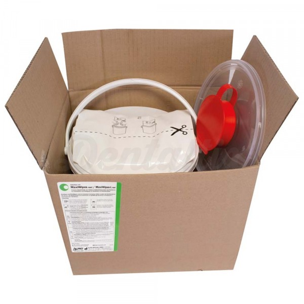 MaxiWipes: Set Inicial de Toalhetes e Caixa Dispensadora (250 unidades) Img: 202411301