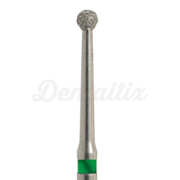 801LG.FG - Fresa de Diamante forma de Bola Pescoço Longo para turbina (5 pcs.) - Grosso (Verde) - 14 Img: 202208131