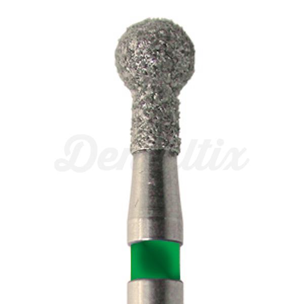 802G.FG - Fresa de Diamante em forma de bola para turbina (5 pcs.) - Grosso (Verde) - 10 Img: 202208131