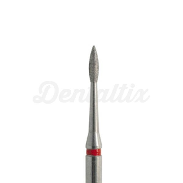 830LF.CA - Fresa de diamante em forma de chama contra ângulo (5 pcs.) - Fino (Vermelho) - 14 Img: 202208131