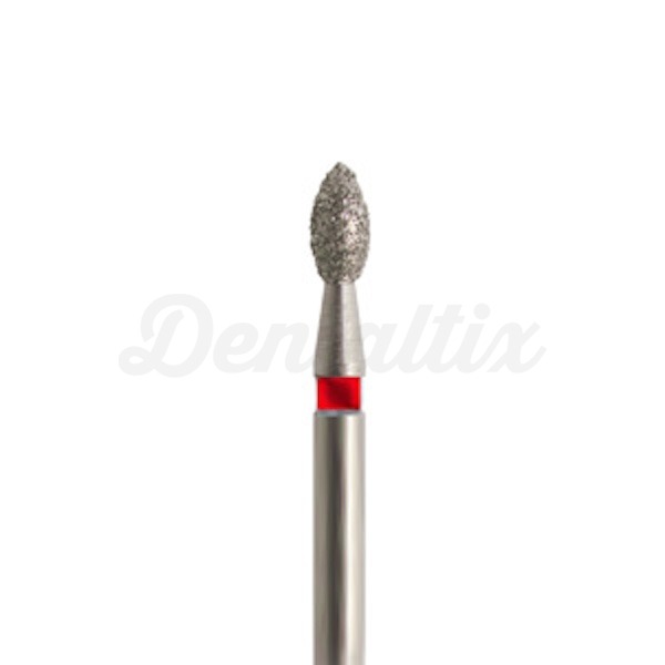 831.FG - Fresa de Diamante forma de Bola de Rugby para turbina (5 pcs. - 3,5 mm) - Fino (Vermelho) - 16 Img: 202208131