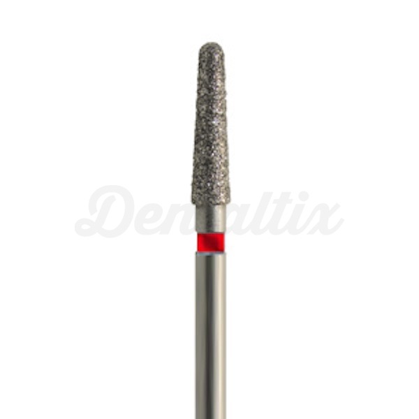850F.FG - Fresa de diamante em forma de cone redondo para turbina (5 pcs.) - Fino (Vermelho) - 12 Img: 202208131