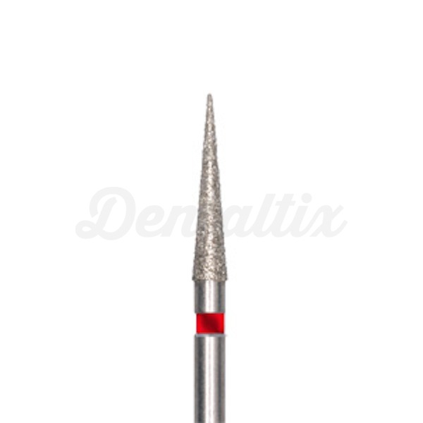859.FG - Fresa de Diamante em forma de lança para Turbina (5 pcs. - 10 mm) - Fino (Vermelho) - 10 Img: 202208131