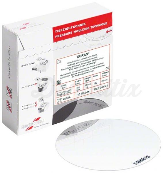 Duran - Láminas Transparentes -10u. redondo Ø 120 mm, espessura 0,5 mm Img: 202004041