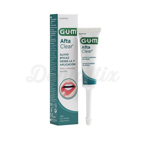 Gum AftaClear: Gel para úlceras Aphthous e lesões na boca (10 ml) Img: 202208131