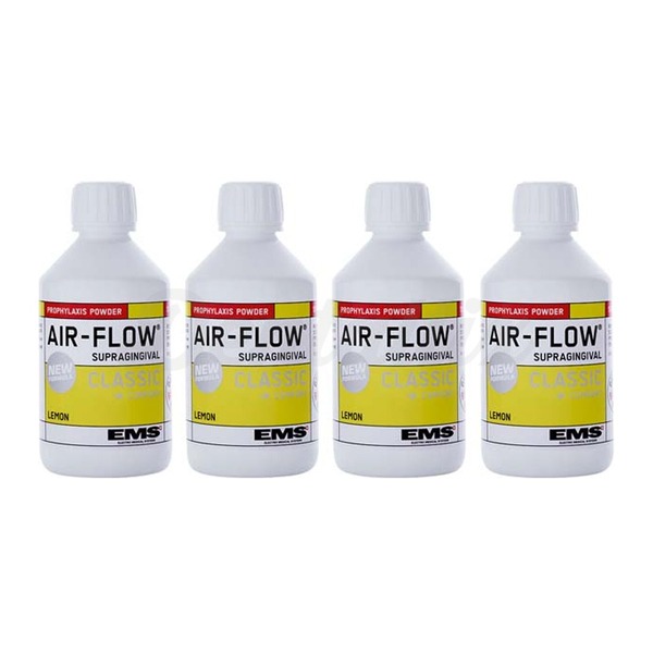 Air Flow Classic: Pó de profilaxia (4 x 300 gr) - LEMÃO Img: 202404131