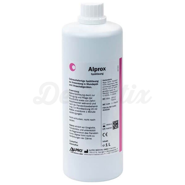 Alprox: Solução de enxaguamento para dispositivos intraorais e ultrassónicos - 1 litro Img: 202411231