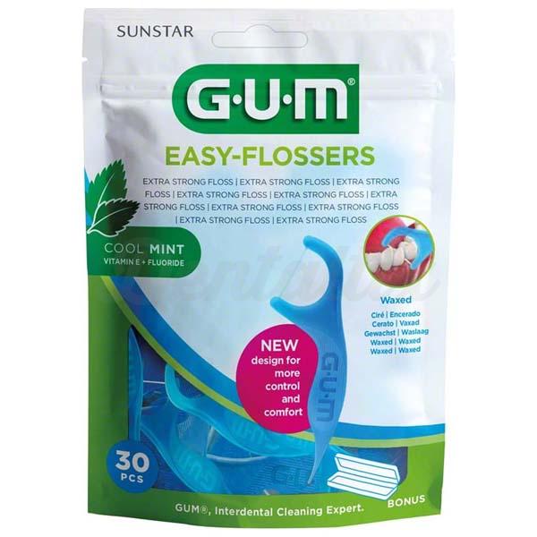 Gum Easy-Flossers: Aplicador de Fio Dentário (30 pcs) Img: 202208131