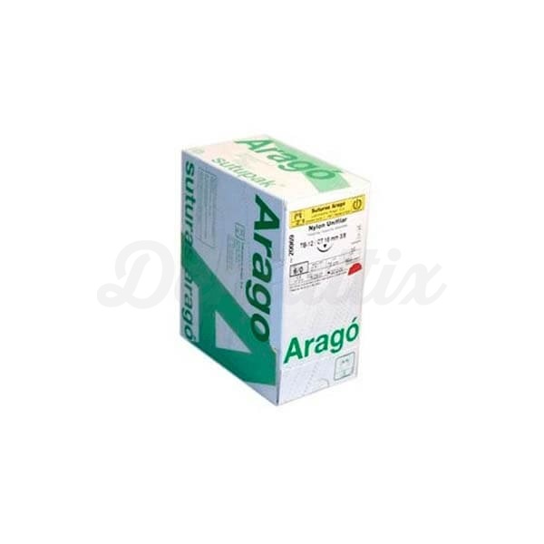 Multifilamento Preto Sutura de Seda Não Absorvível TB (12 pçs) - TB10 (4/0) Img: 202306031