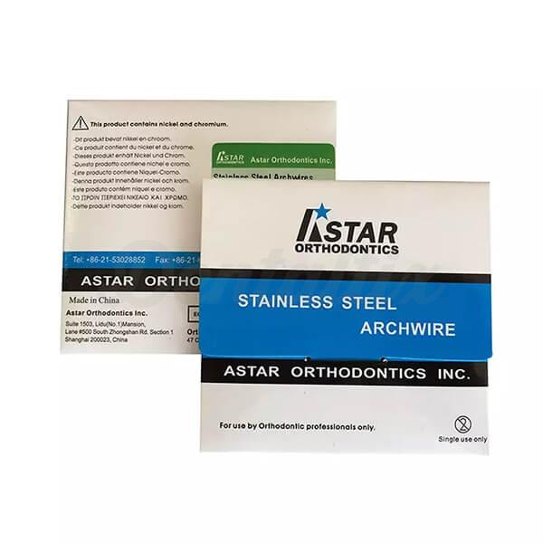 Arcos de Aço Estéticos Rectangulares Forma Natural (5 pcs) - 018" x 018" Superior Img: 202202191