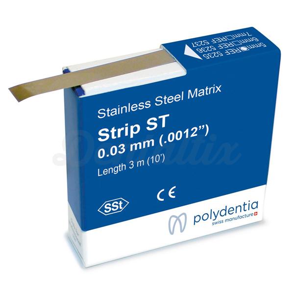 Banda matricial ST em rolo metálico (0.03 mm) - Altura de 5 mm Img: 202105221