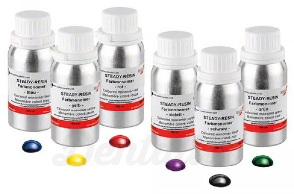 Monómeros de Cor de Steady-Resin - Frasco 250 ml verde Img: 202007111