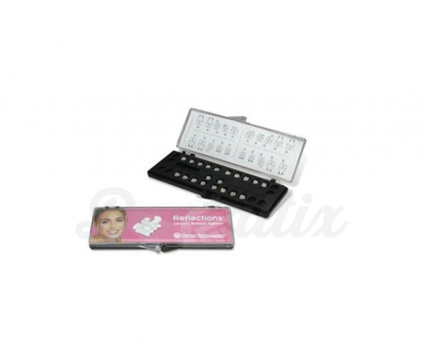 Reflections™ Bracket Cerámico Standard Edgewise .018" 5x5 U/L sin Ganchos Img: 201807031
