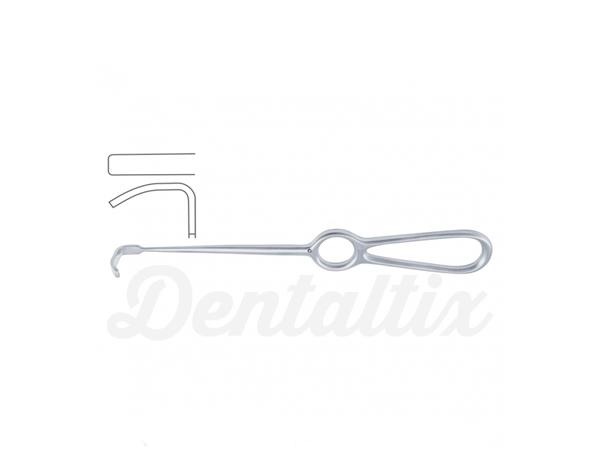 Kocher Langenbeck: retractor de bochechas (215 mm)-55 x 11 mm Img: 202006201