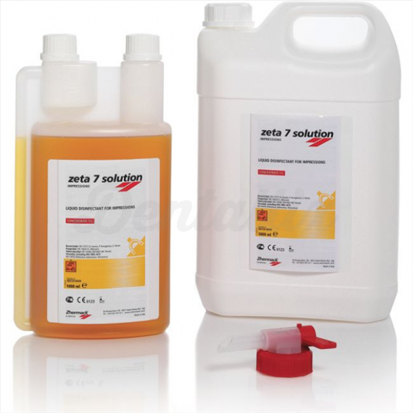 ZETA 7 SOLUTION DESINFECTANTES IMPRESIONES (1000ml.)  DESINFECCION