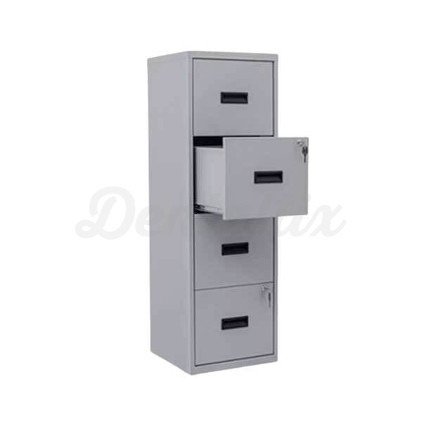 PFA: Arquivo de 4 Gavetas A4 Cinza Img: 202507191