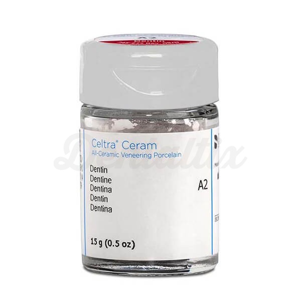 Celtra Ceram: Cerâmica dentária Feldspática Reforçada - Incisal E5 Branco (15 gr.) Img: 202401061