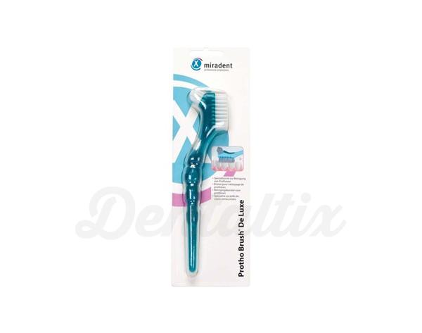 Protho Brush® De Luxe: Escova de dentes para prótese - Azul transparente Img: 202011211