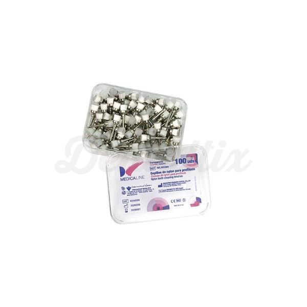Escova de Profilaxia Nylon Transparente - Transparente Img: 202503081