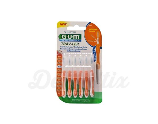 GUM® TRAV-LER: Escovas Interdentais (Ø 0,9 mm) - 6 UNIDADES Img: 202011211