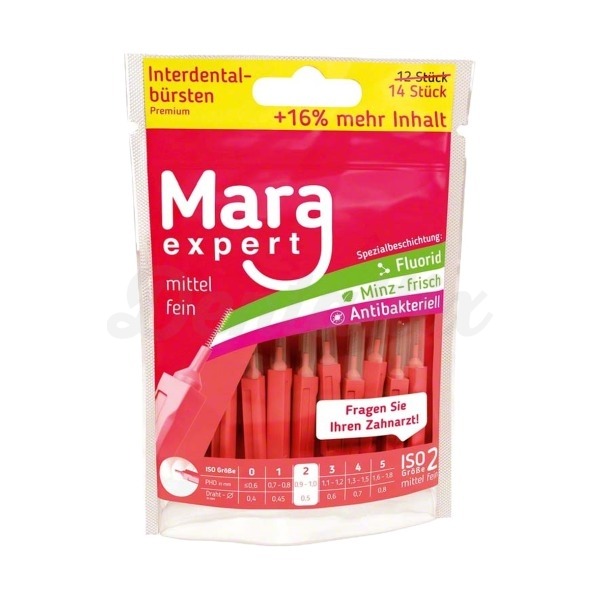 Mara Expert: Escovas Interdentais Premium Line (100 pcs) - Ø 0,5 mm Img: 202208131