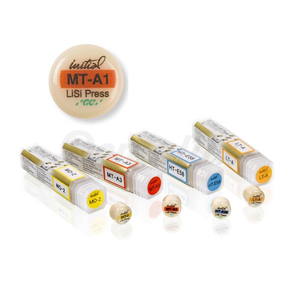 Initial™ LiSi Press - Bloco cerâmico (5 uds x 3 g)-A1 MT Img: 202306101