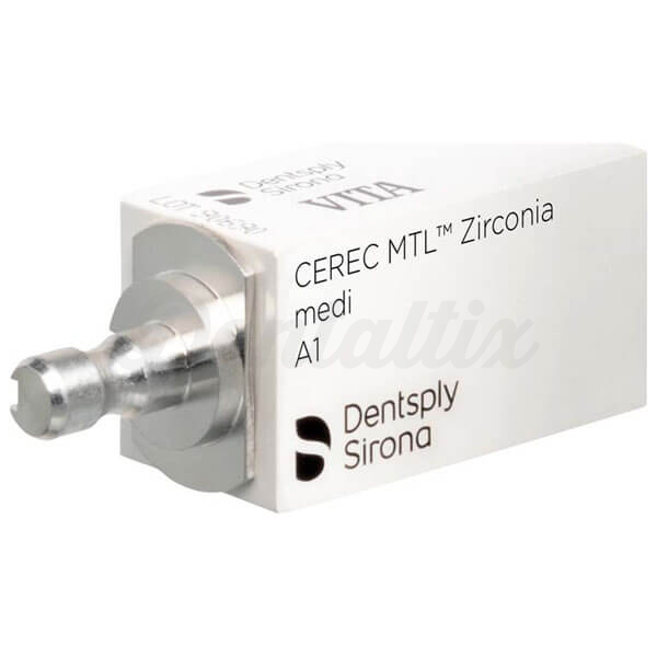 Cerec MTL Zirconia: Blocos de Zircônia Multicamadas para CAD/CAM - Médio A2 (2 unidades) Img: 202411301
