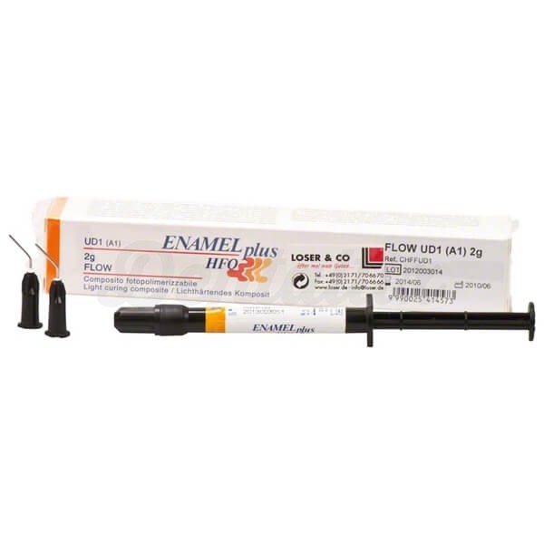 Enamel Plus HFO Flow: Compósito fotopolimerizável fluido (seringa de 2 ml) - 1 seringa de 2 g - Cor: B3 Img: 202307011