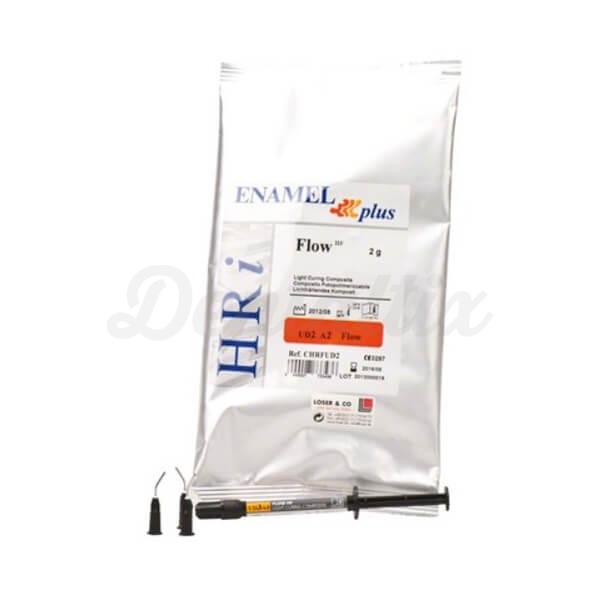 Enamel plus HRI: Composite Flow HF para dentes posteriores em seringa (2 g) - 1 seringa de 2 g - Cor: UD2 Img: 202307011