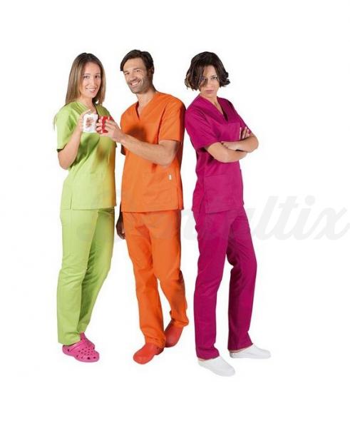 Pijama para  Clínica Talla L Color Laranja 116 Img: 202202121