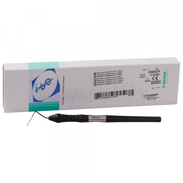 Parodontómetro Ergonómico com Design de Cabo de Tipo Bola de Golfe (155 mm) - PCP 12 Img: 202411231